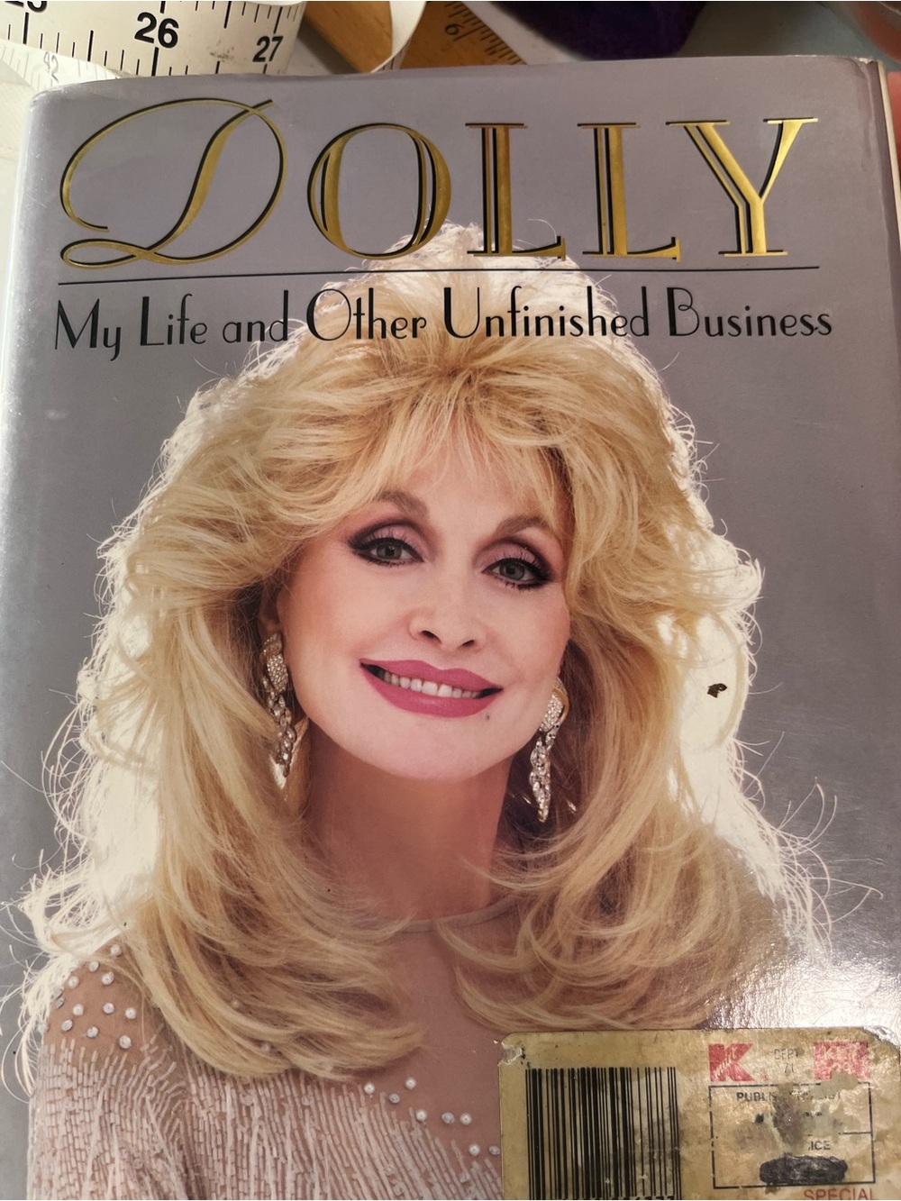 Hardcover Lifestyle Memoir with Blonde Cover Design